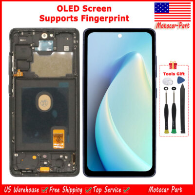 OLED Touch Screen For Samsung S20 FE 5G G781 G781U G781B LCD Display Frame