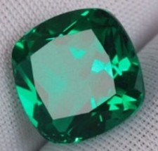 Emerald Lab-created Cushion cut loose gemstones10 x 10mm - 5x5mm 