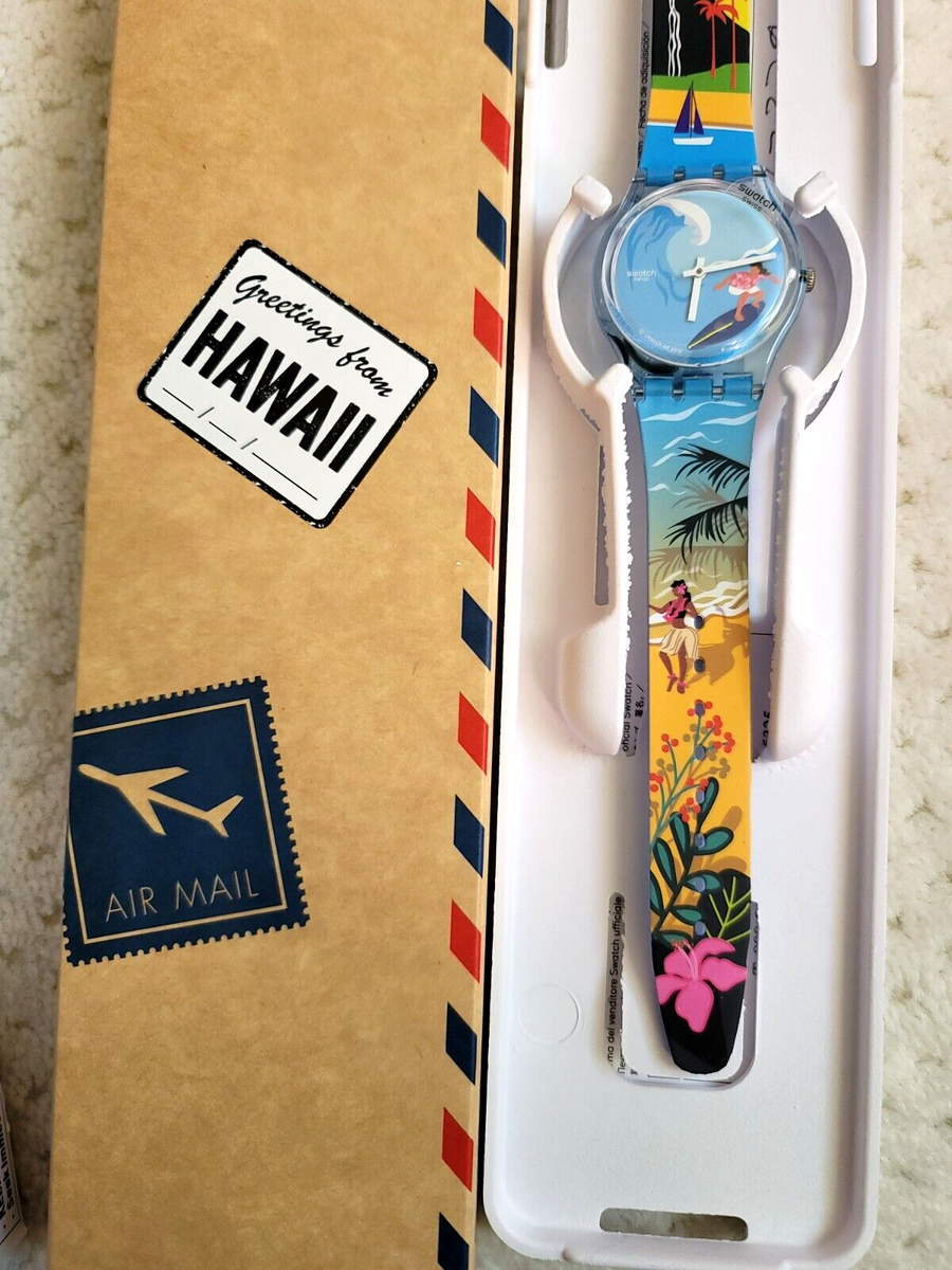 Swatch Pau Hana Time Blue Kids Watch - GZ339 for sale online | eBay