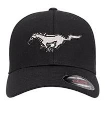 Ford Mustang Pony Grille Embroidered Flexfit