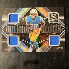 2022 Panini Spectra - Building Blocks Hyper Prizm #BBL-ISP Isaiah Spiller /75...