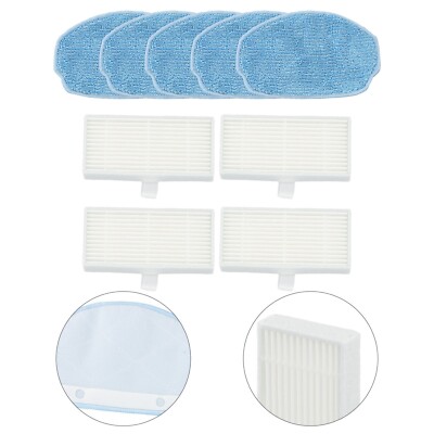 ZCWA Robot Vacuum Parts Kit - 8 Pack With Mop Pads, Filters, Side Brushes For BR151/BR150 - View #6