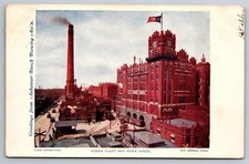 Anheuuser Busch Power Plant & Brew House St Louis MO C1905 Postcard N26
