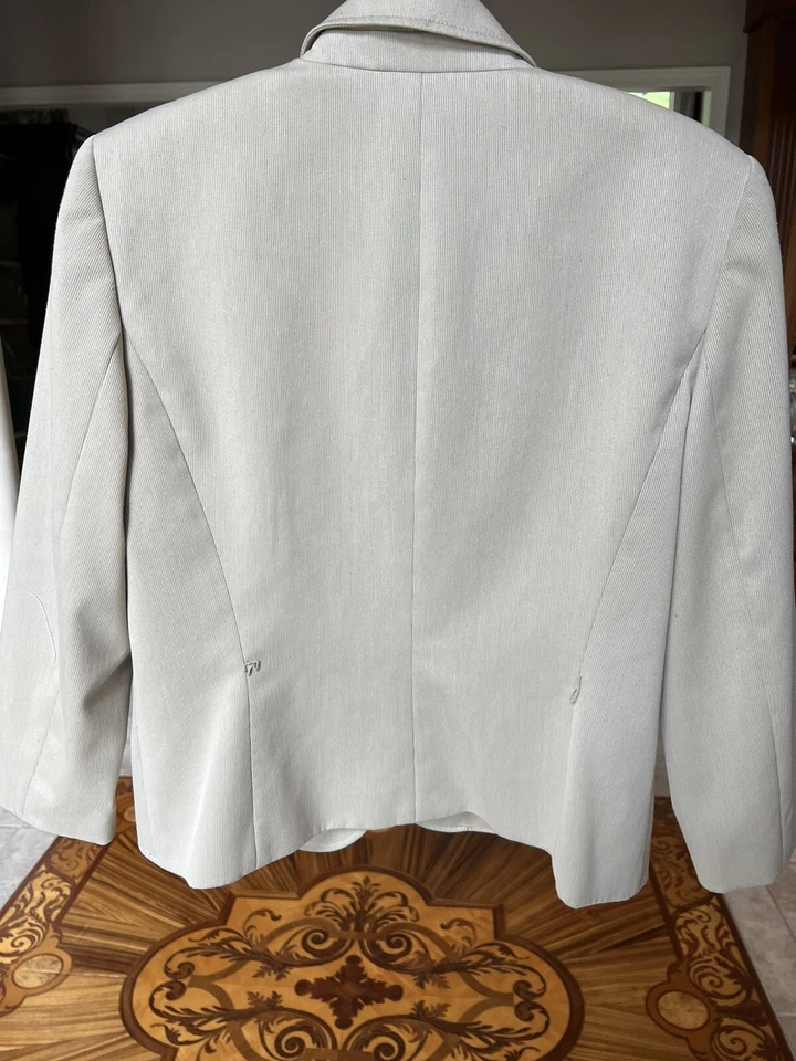 ANTONIO MELANI Beige Blazer jacket Sz10 - Image 4 of 4