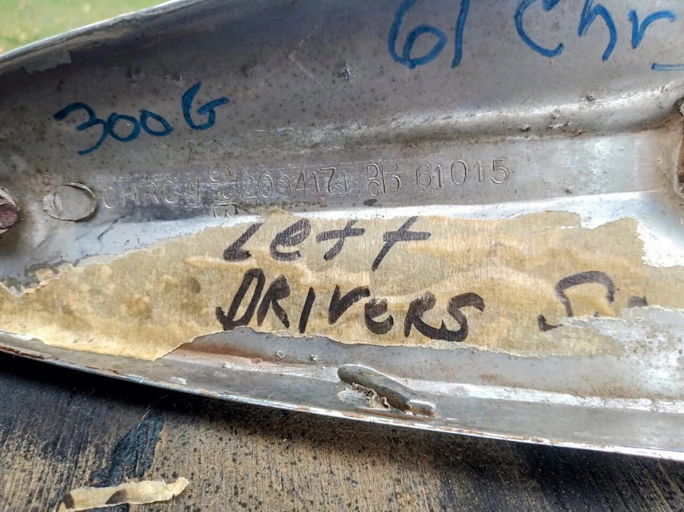 1961 CHRYSLER 300G NEW YORKER ЛЕВЫЙ ЗАДНИЙ ПЛАВНИК РЕЗЕРВНЫЙ ФОНАРЬ ЗАДНИЙ КОРПУС MOPAR - Изображение 2 из 4