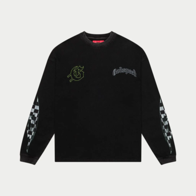 Godspeed Mens Crashout Long Sleeves T-Shirt Black Wash | eBay