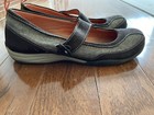 Lands’ End Shoes Womens 8.5B Terrain Slip On Ballet Flat Brown Leather & Plaid — photo 4