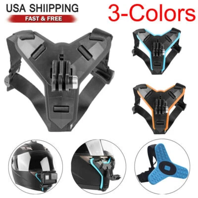 Motorcycle Helmet Front Chin Mount Holder Bracket For GoPro Hero 9-5 Camera
