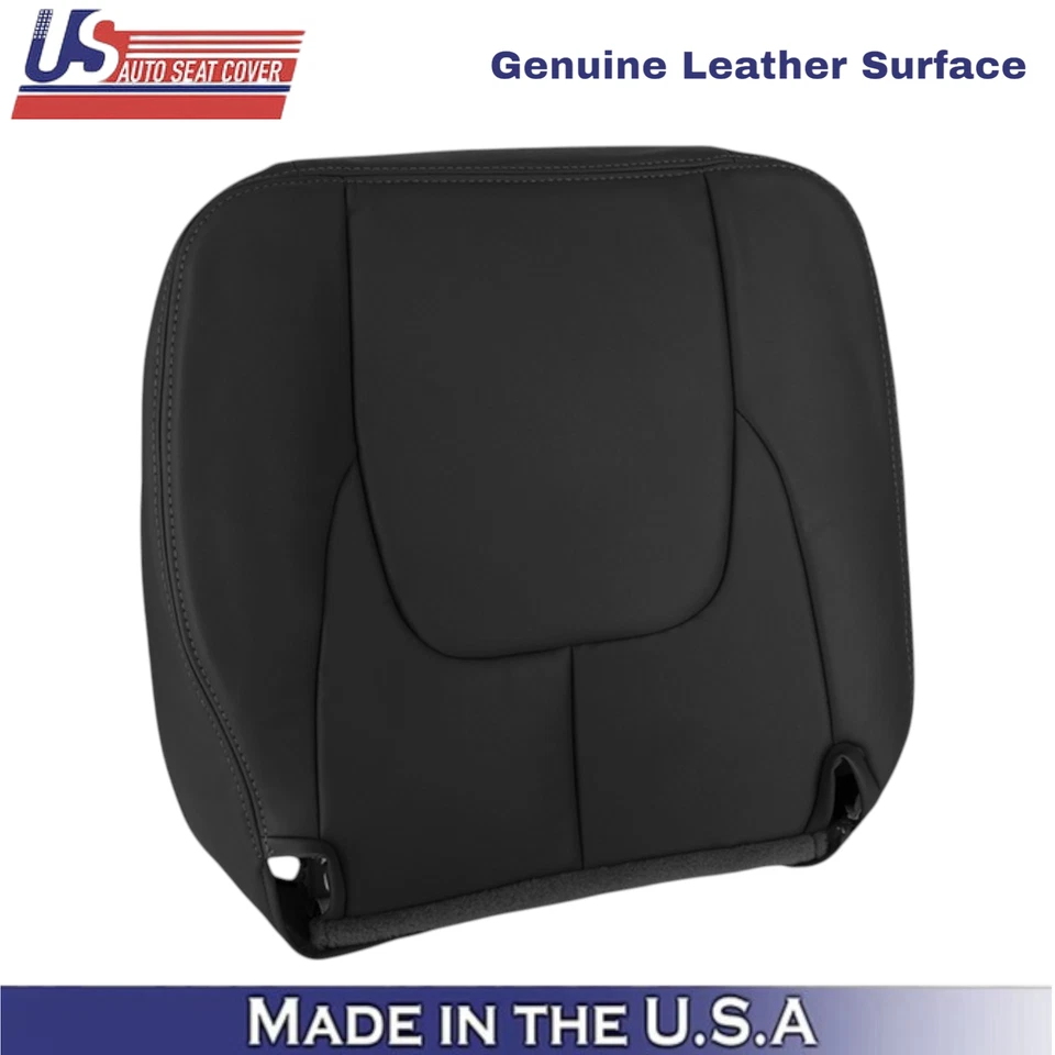 Cubiertas de asiento delanteras de cuero pizarra oscura para Dodge Ram 1500 Laramie 2002-2003 Foto 3 de 4