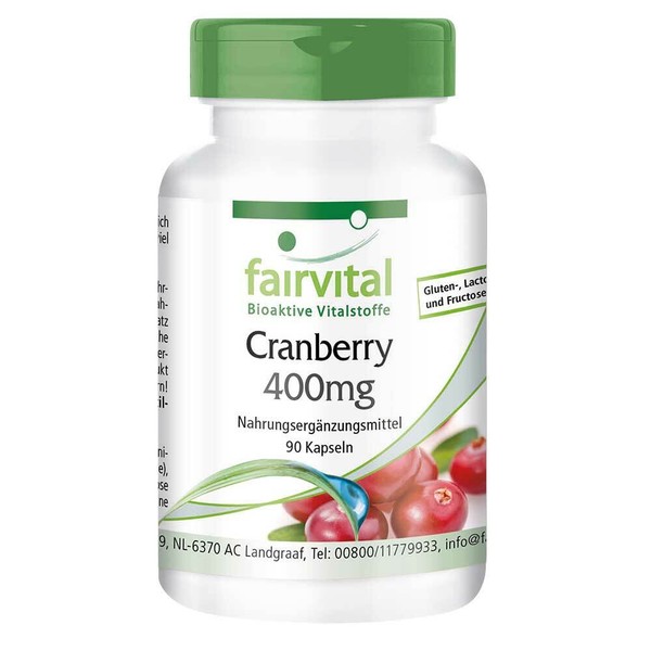 Cranberry-Extrakt 90 Kapseln 25-Fach Konzentriert Aus 10 G Cranberry | Fairvital-image