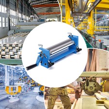 300mm SJ 300 Manual Slip Roll Rolling Bender Steel Plate Bending Round Machine!