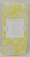 Pottery Barn Baby Toddler Nursery Bedding Georgia Crib Sheet Floral Yellow 108B