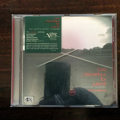 AA VV - TOO MARVELOUS FOR WORDS - THE JOHNNY MERCER SONGBOOK - VERVE 1998