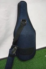 Caddy-O Wine Bottle Carrier Tote Cooler Chill Black Shoulder Strap Zip Corkscrew