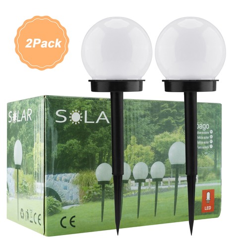 2Pack LED Solar Garden Light Outdoor Waterproof Landscape Street Light Decor USA - Picture 17 of 37