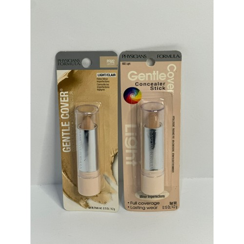 Physicians Formula Gentle Cover Concealer Stick Full Coverage Light #682 2 Pack - Picture 4 of 5