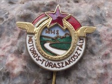 Hungría Defensa Civil MHSz MHS Militar Motocicleta Moto Touring Pin Insignia