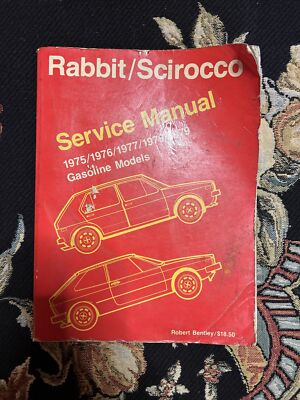 Robert BENTLEY Complete Service Manuals Volkswagen Rabbit, Scirocco, Jetta