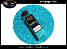 BLUE HOLOGRAPHIC Metal Flake Large 2oz - Custom HOK Automotive Hot Rod Chopper