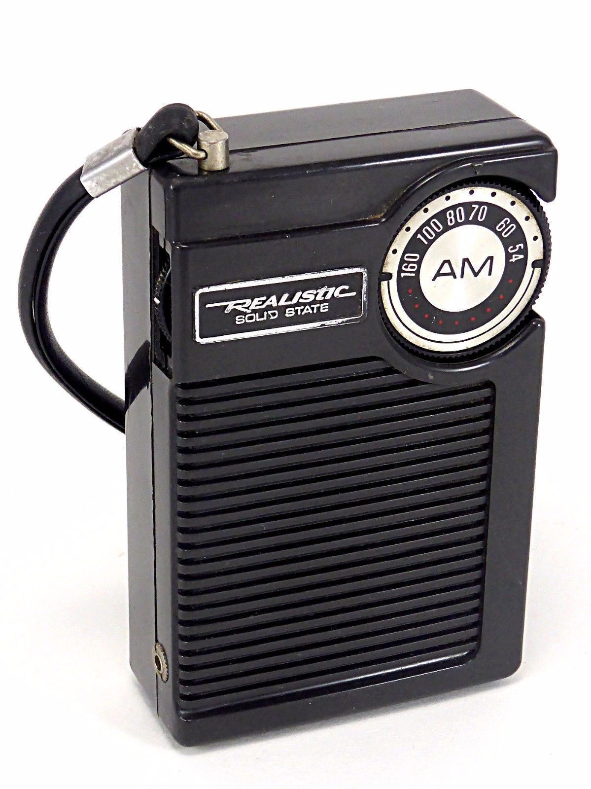Vintage AM Transistor Radio 1981 Realistic Model 12-167 Works Great ...