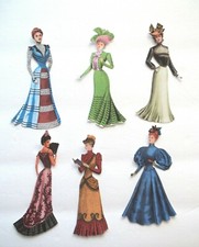 3D UPick Victorian Lady Child Doll Ladies Scrapbook Card Making Embellishment