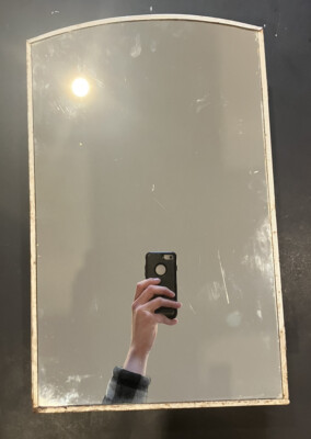 MCM three shelf vintage bathroom medicine display cabinet *as is DIY ...