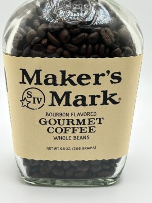 メーカーズマークコーヒー豆 Maker's Mark Kentucky Bourbon Flavored Gourmet Coffee Whole Beans