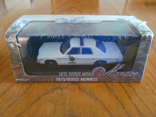 1975 Dodge Monaco Hazzard County Sheriff Police Greenlight Diecast 1:43 RARE - Picture 2 of 5