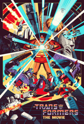 Transformers: The Movie Vintage Poster - Art Print - Wall Decor