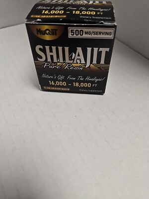 Nuqiit Himalayan Pure 100% Shilajit, Soft Resin, Organic, Extremely Potent
