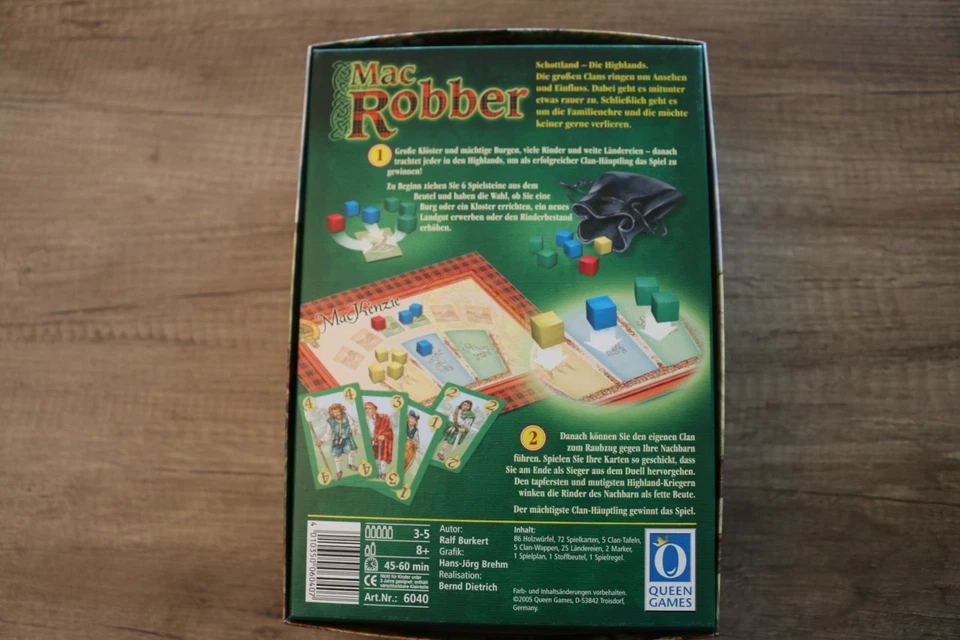 Brettspiel * MacRobber * von Queen Games, unbespielt - komplett - Bild 2 von 3