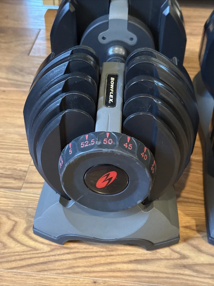 Mancuernas ajustables Bowflex SelectTech 552 - negras (juego de 2) usadas en excelente estado Foto 2 de 4