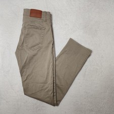 Pantalone uomo marca Lucky 30x32 beige 121 slim dritto chino cotone elasticizzato lavoro