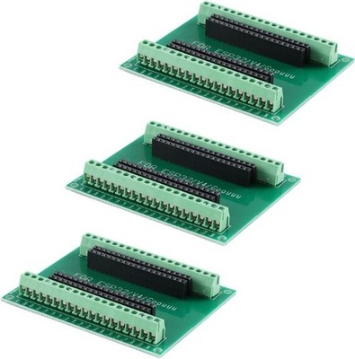 3Pcs 38Pin ESP32 Expansion Board Module Green Breakout Board ESP GPIO