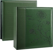 600 4x6 Photo Picutre Album, Extra Large Capacity Leather Cover Photo Albums ...