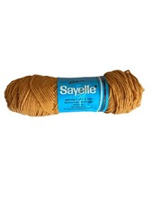 VTG Sayelle 4 Ounce Knitting Worsted Acrylic Yarn Antique Gold