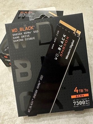内蔵型SSD WD BLACK SN850X 4TB NVMe SSD PCIE4.0 Amazon.com: WD_Black SN850X 4TB NVMe PCIe 4.0 x4 M.2 Internal
