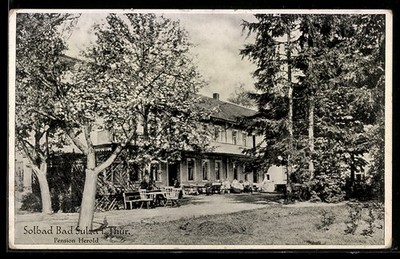 Ansichtskarte Bad Sulza, Hotel-Pension Herold 