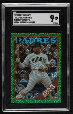 2023 Topps Update Green Refractor 83/99 Juan Soto #T88CU-69 0l7e