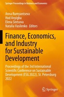 Finance, Economics, And Industry For Sustainable Development Anna Rumyantseva