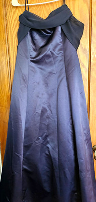 Vintage F.I.E.S.T.A Woman Dress Ball /Gown  XL Blue bow USA