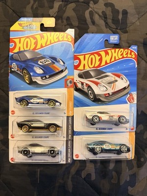 2023/24/26 Hot Wheels El Segundo Coupe 5 Pack, All 5 Different, 1/64 Scale