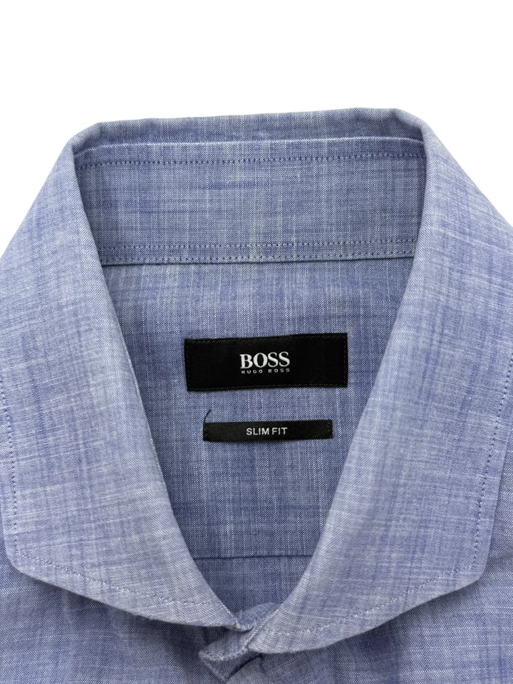 Hugo Boss Uomo Slim Fit Manica Lunga Casual Formale Taglia M - 41 16 - Immagine 4 di 4