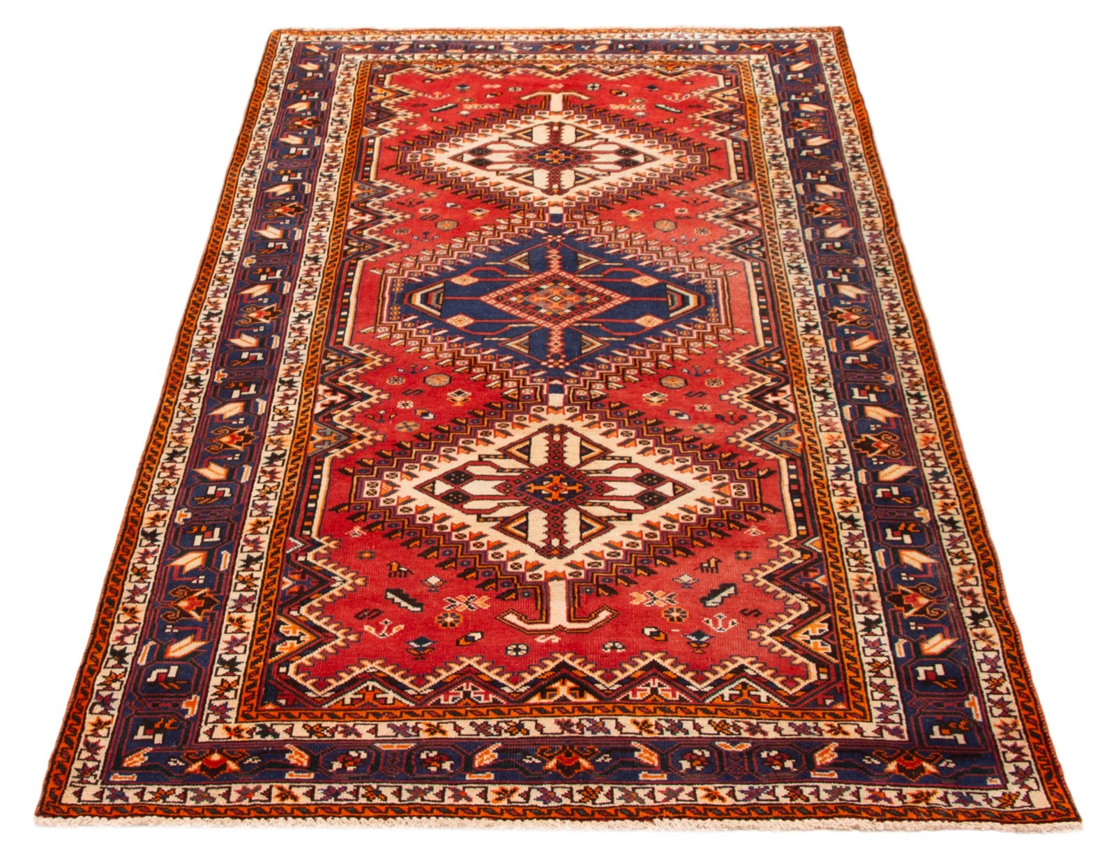 Traditional Vintage Hand-Knotted Area Rug 5'3" x 9'10" Oriental Wool Carpet