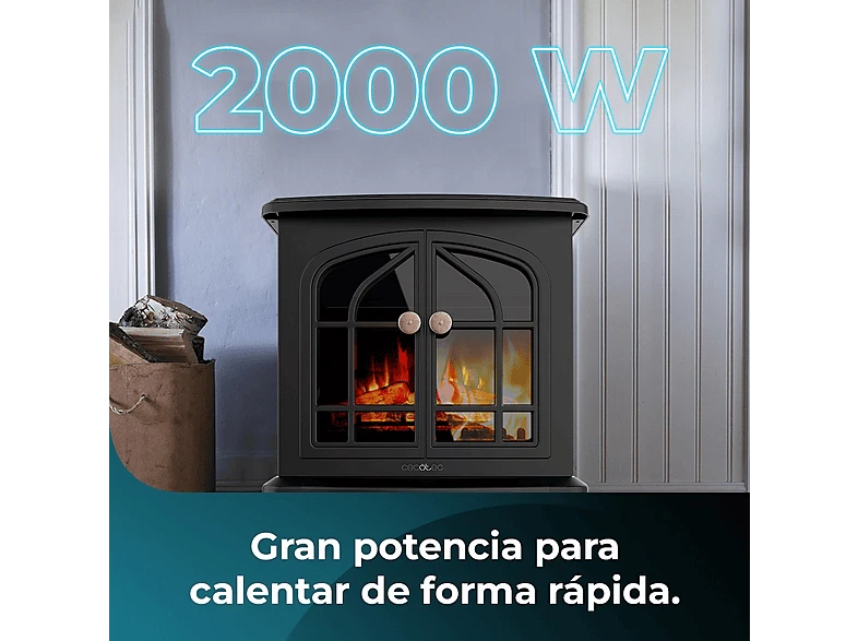 Chimenea eléctrica - Cecotec ReadyWarm 2000 Flames