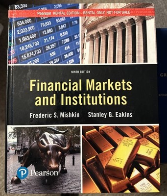 Pearson Financial Markets And Institutions Ninth Edition 9th Mishkin Textbook
