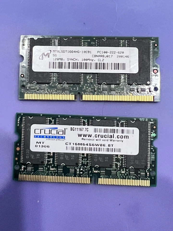 SDRAM SO-DIMM Capacity 128 MB 133 MHz CT16M64S6W8E PC133 - Image 4 of 4