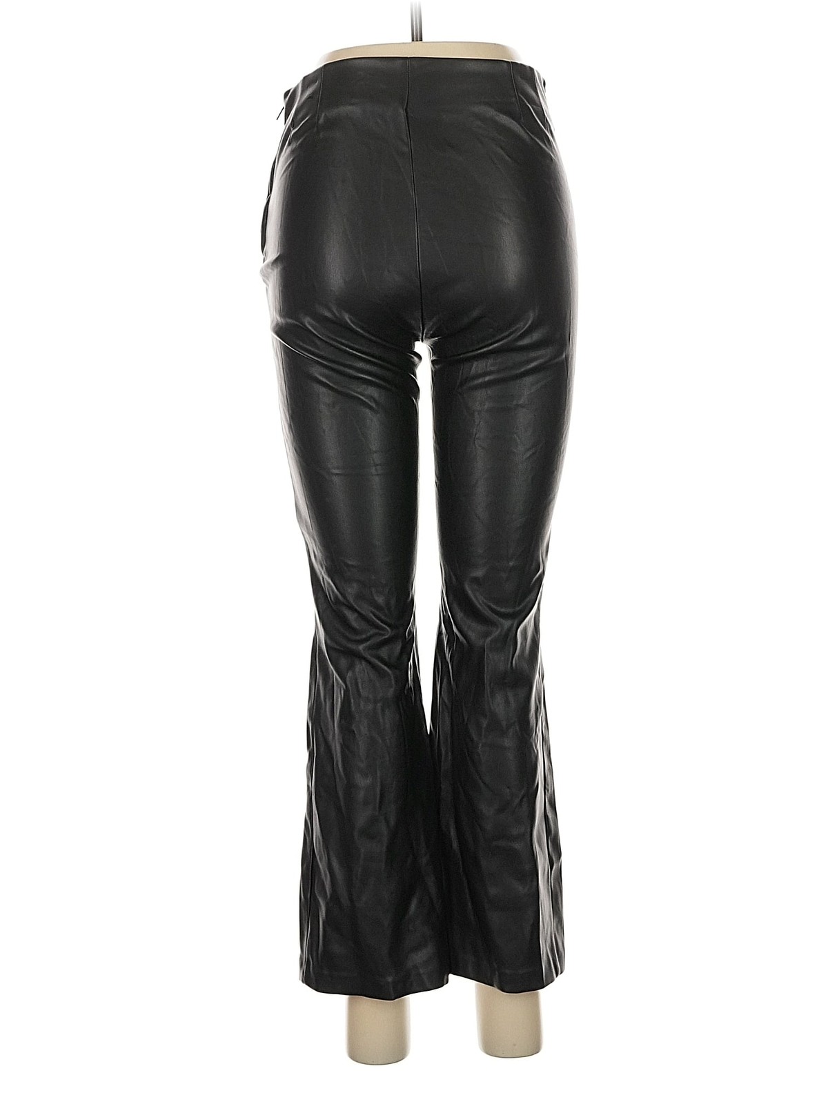 Zara Women Black Casual Pants M thumbnail 2