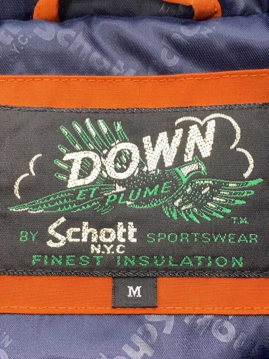 Schott Down Jacket M Orange Polyester - image 3