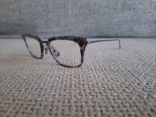 Thom Browne Square Eyeglasses TBX916-51-02 Navy Tortoise Black Iron 51-21